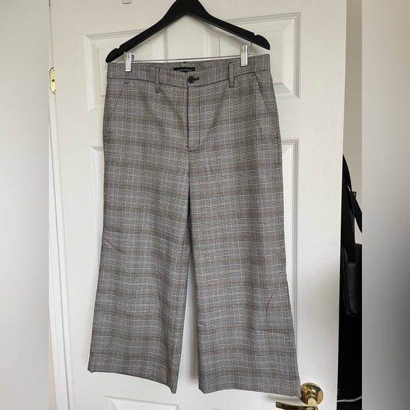 Banana republic wide-leg crop trouser. Size 12 petite. - Picture 1 of 4